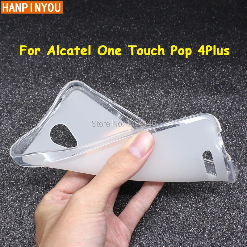 Мягкий гелевый Чехол из ТПУ для Alcatel One Touch POP 4 Plus 5056 5 дюйма удобный матовый