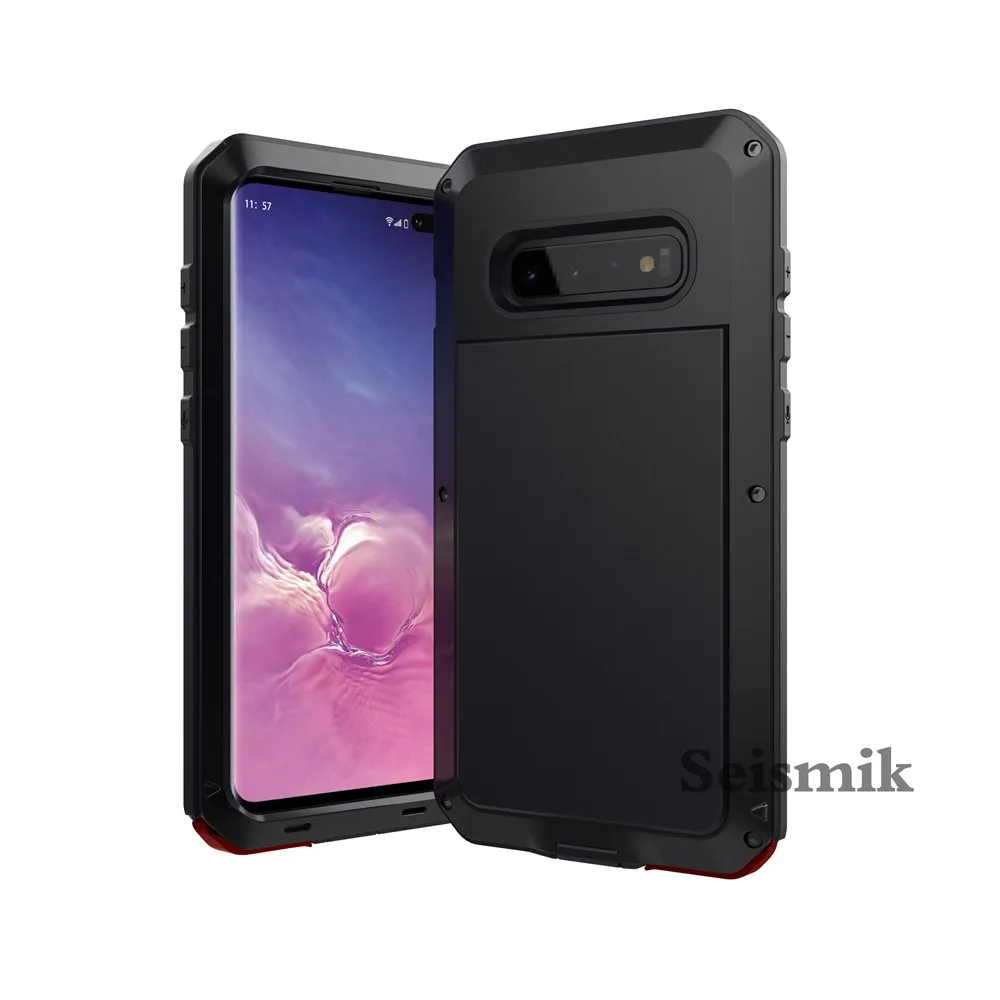 Роскошный Doom сверхпрочный защитный чехол S10 S10Plus NOTE 9 металлический чехол противоударный чехол для samsung S8 S8plus Note8 S9 S9Plus чехол