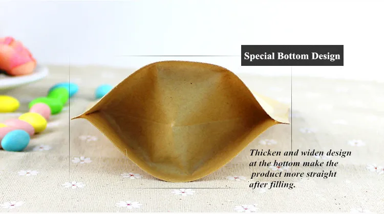 Замок на молнии крафт-бумажный мешок для окна Теплоизоляционный клапан дой-Пак