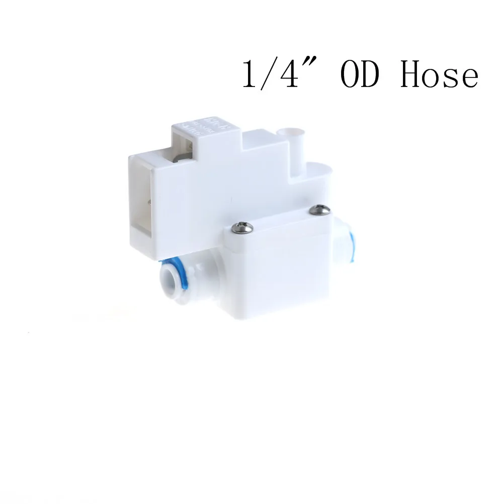 One Pole 1/4" OD Water Tank High Pressure Switch Reverse Osmosis System With Crimp Terminal Normally Close Hose Connection |