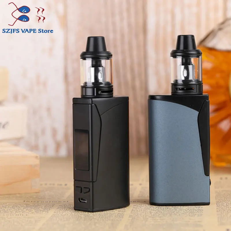 100 Вт vape комплект светодиодный экран с USB зарядным устройством 3000 мАч встроенный аккумулятор испаритель высокого качества электронная сигарета с большим паром