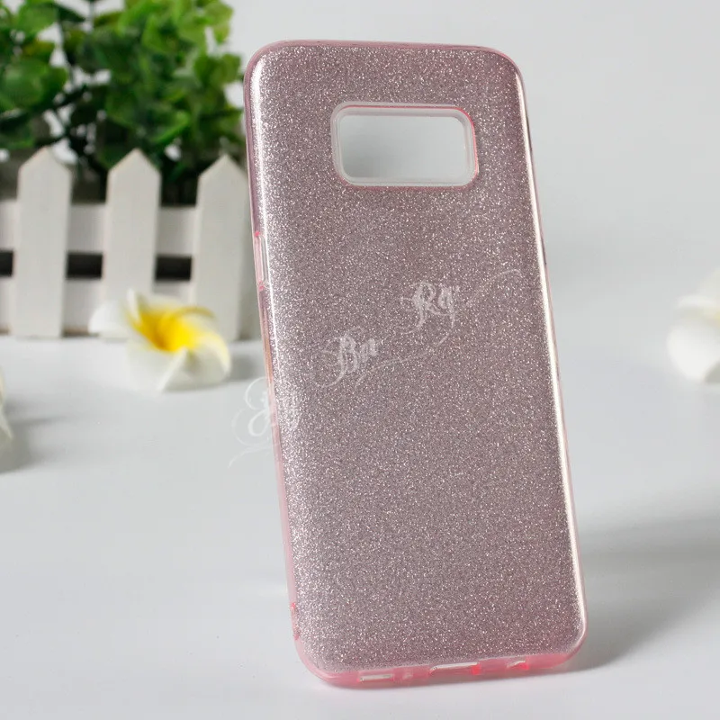 3 в 1 чехол сверкающий с блестками для samsung Galaxy S10 плюс S10e S9 S8 Note 8 9 A6 A8 прочный армированный чехол для телефона флэш-мерцающая пудра Coque