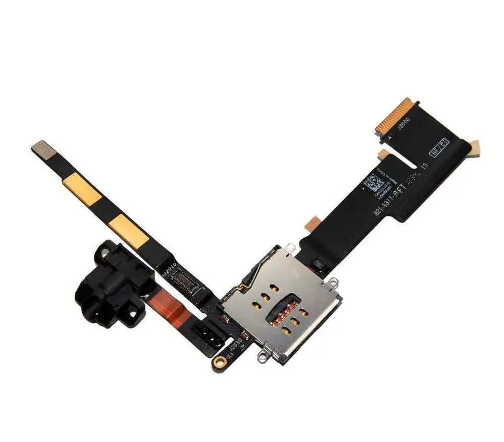 Для Apple iPad 2 3G Verison Наушники разъем аудио гибкий кабель с SIM картой держатель