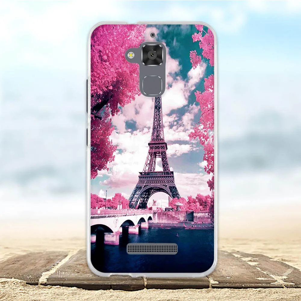Чехол для Asus Zenfone 3 Max ZC520TL Мягкая силиконовая задняя крышка из ТПУ Сумка с 3D