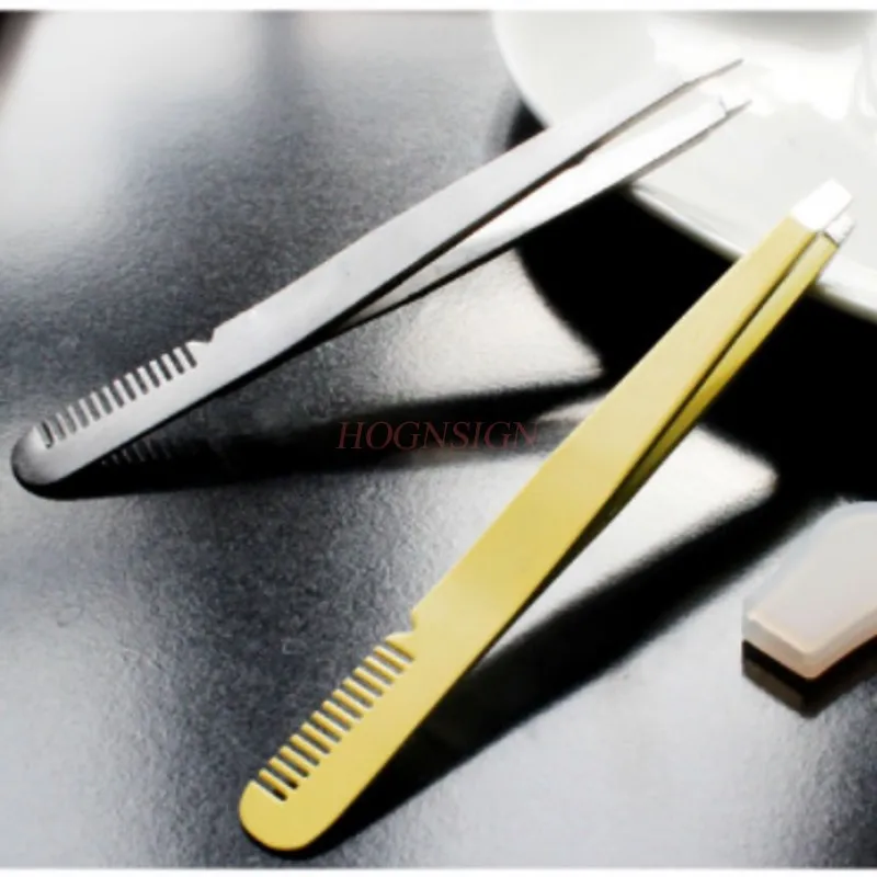 Зажим для бровей костюм портативная нержавеющая сталь щипцы стрижки бороды