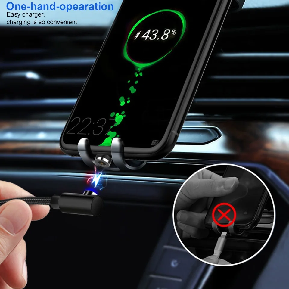 ANBES Быстрый Магнитный кабель Micro usb type C зарядное устройство для зарядки iPhone XS X XR 8 7