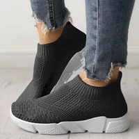 flat shoes women knitting slip on loafers ladies summer sneakers walking shoes fashion trainers chaussures femme 2019