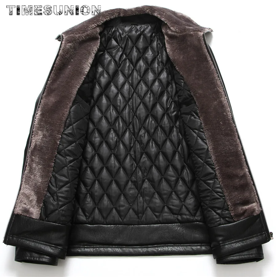 Мужская куртка из искусственной кожи размера плюс 8XL зимняя с температурой минус