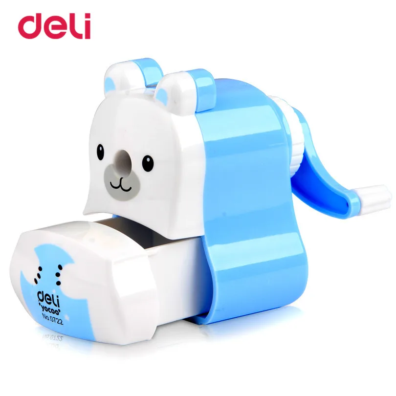 Deli 0722 Милая точилка канцелярские принадлежности механический карандаш школьные