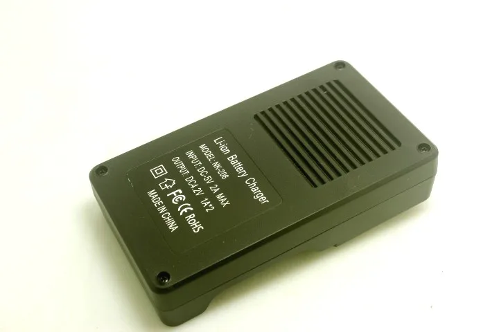 Tinhofire USB двойное зарядное устройство литий-ионный аккумулятор для Li-Ion 16340 14500 18650
