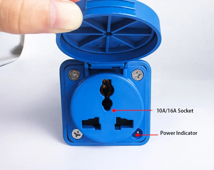 230V Караван Трейлер вилка крюк адаптер сетевой конверсионный разъем свинцовый