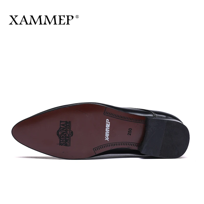 Мужские модельные туфли мужская деловая обувь большие размеры искусственная