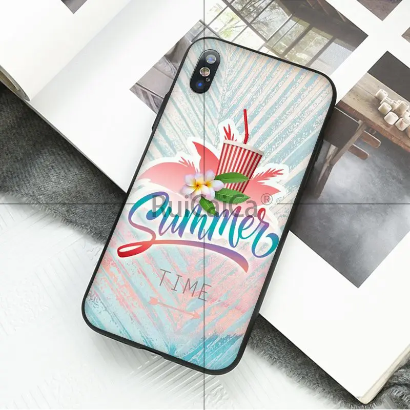 Ruicaica Летний Пляжный Hawaii Aloha Sea Ocean роскошный защитный чехол для Apple iPhone 8 7 6 6S Plus X XS MAX