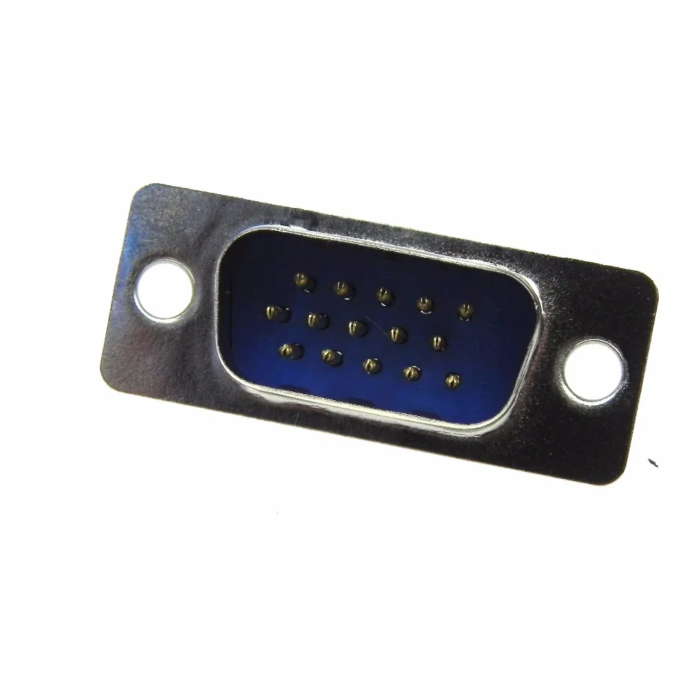 DB-15pin male soldering type connector plastic socket outer casing together with screws set | Обустройство дома