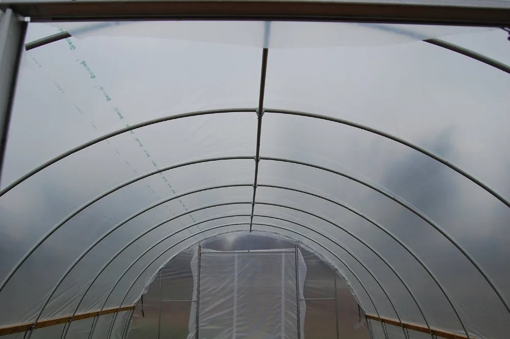 20 квадратных метров 4x5 м толщина теплицы 60 микрон пластиковое покрытие|plastic greenhouse