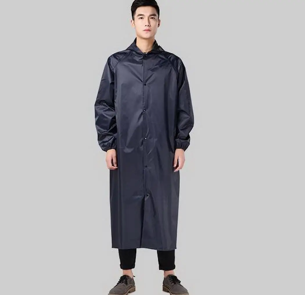 Повседневный водонепроницаемый дождевик для взрослых легкий с капюшоном