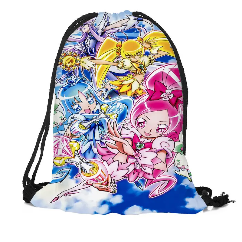 Изготовленный На Заказ улыбка Precure рюкзак сумка-мешок для путешествий пляжные