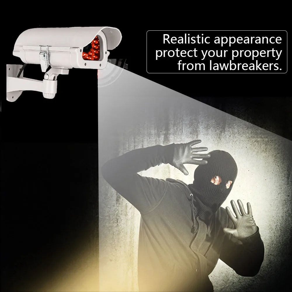 Поддельная камера видеонаблюдения уличная Фальшивая с красными светодиодами Wi Fi