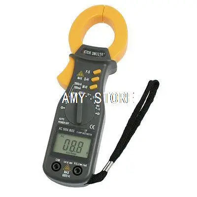 

Battery Powered AC DC Voltage Current Digital Clamp Multimeter