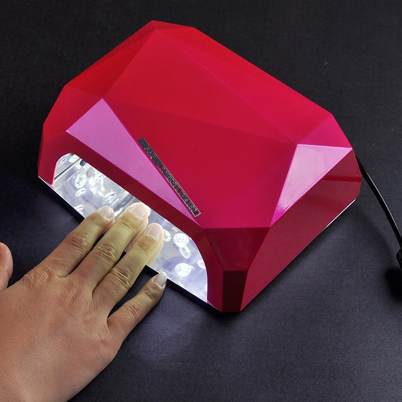 Лидер продаж! Красочный граффити 36 Вт светильник Сушилка для ногтей Алмазная