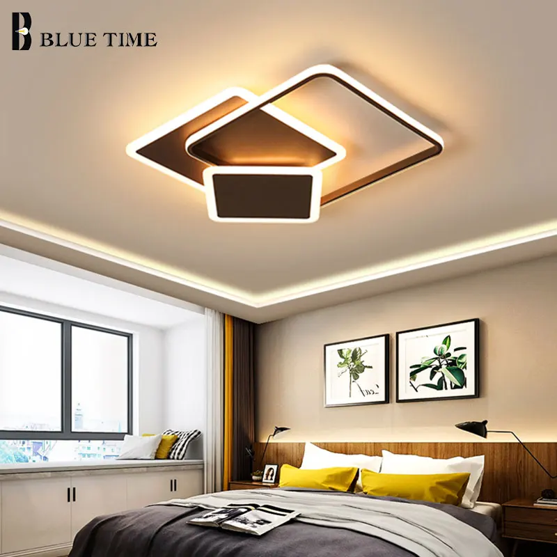 Квадратная современная светодиодная Люстра для гостиной спальни кухни Lampare deco