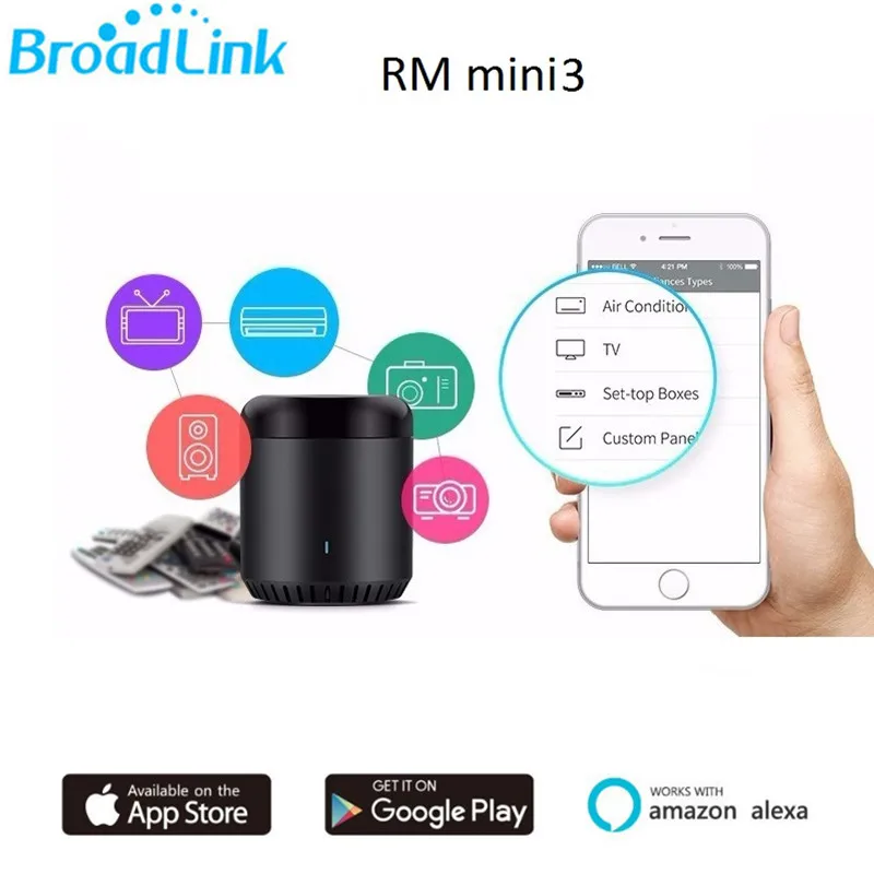 Broadlink RM Mini3 универсальное автомобильное зарядное устройство с WiFi/ИК/4G