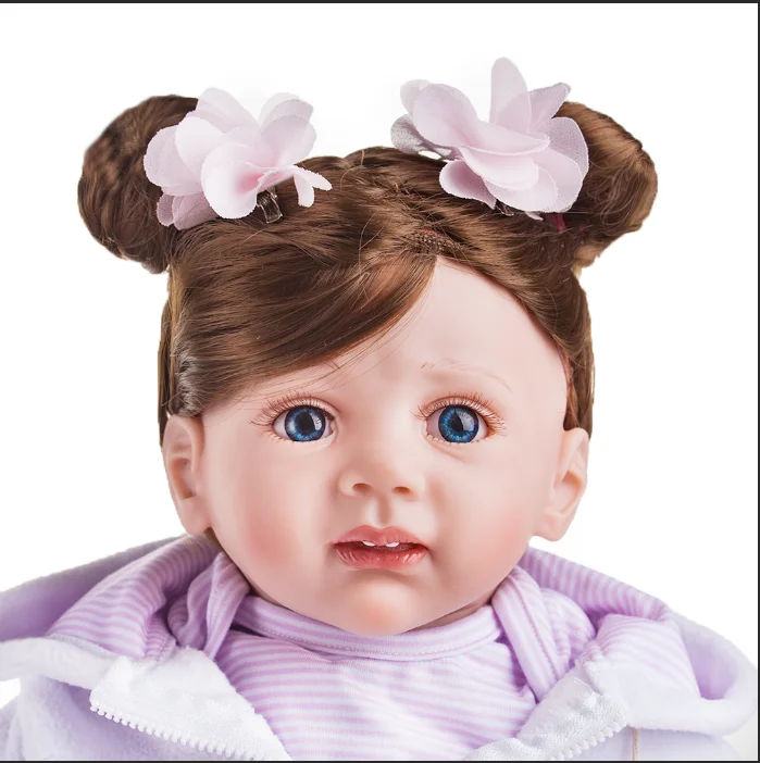 60 см 24 &quotReborn Baby Doll куклы реалистичные из мягкого силикона настоящие мягкие