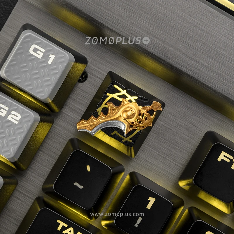 ZOMO dota2 тема 3D металлический ключ колпачок топор Бабочка меч и дракон сердце