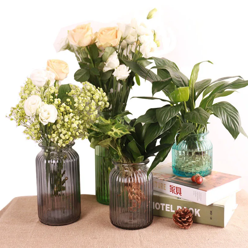 Украшения для дома: вазы стеклянная ваза домашнего декора цветок растение