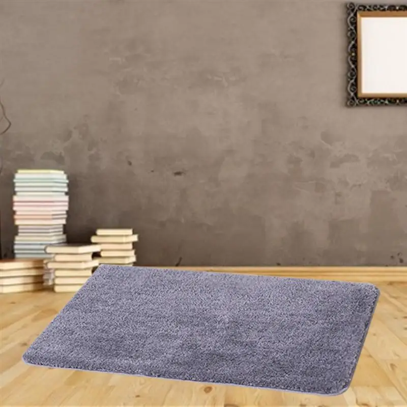 1 шт. коврик для ванной серый нескользящий водопоглощающий ковер комнаты подарок