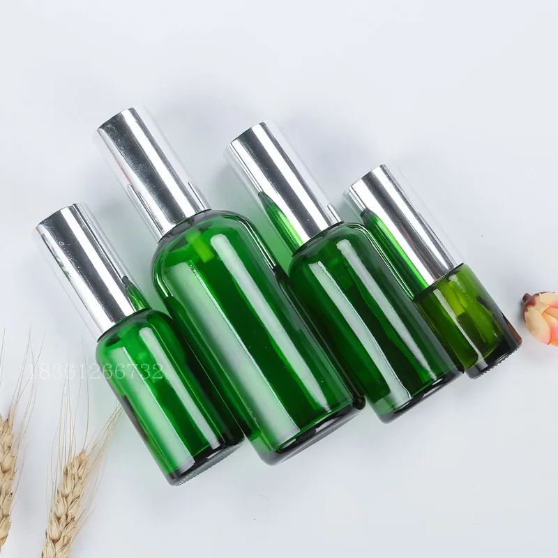 Парфюм с зеленым распылителем 30 мл/50 мл/100 мл маленький пустой стеклянный флакон