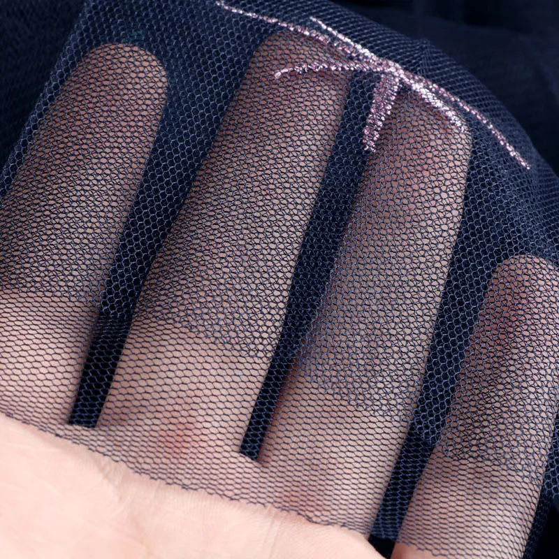 NORMOV Милая плиссированная фатиновая юбка с вышивкой женская летняя