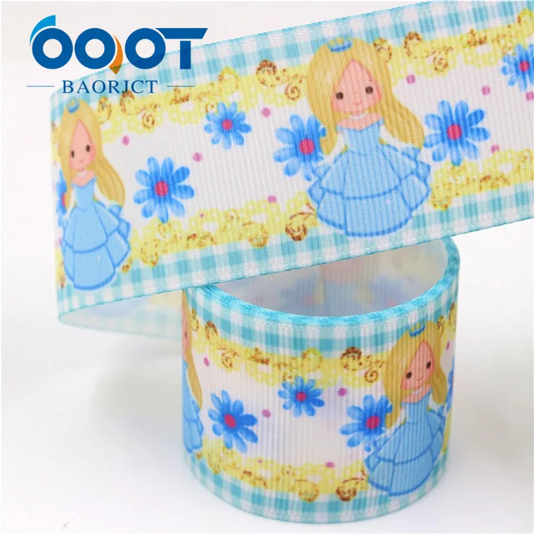I-19518-1268 OOOT BAORJCT I-19518-1264, 38 мм 10 ярдов мультфильм термотрансферные печатные корсажные ленты, ленты ремесла, лук кепки DIY аксессуары - Цвет: I-19518-1268