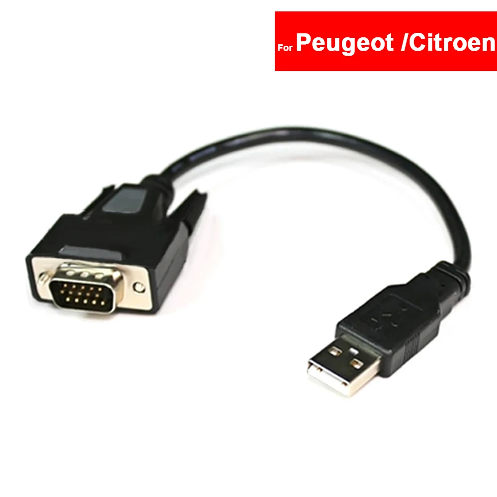USB кабель для диагностики автомобиля диагностический инструмент Peugeot Citroen OBD