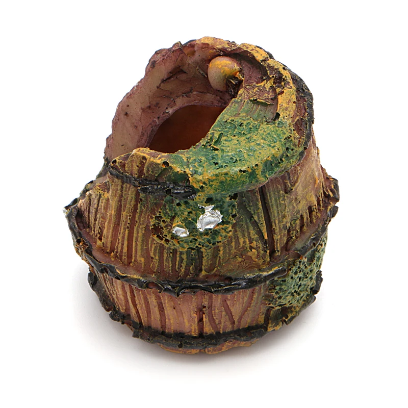 Бочка аквариума смолы пещера-украшение ландшафтного дизайна интерьера-Y102 | Дом и
