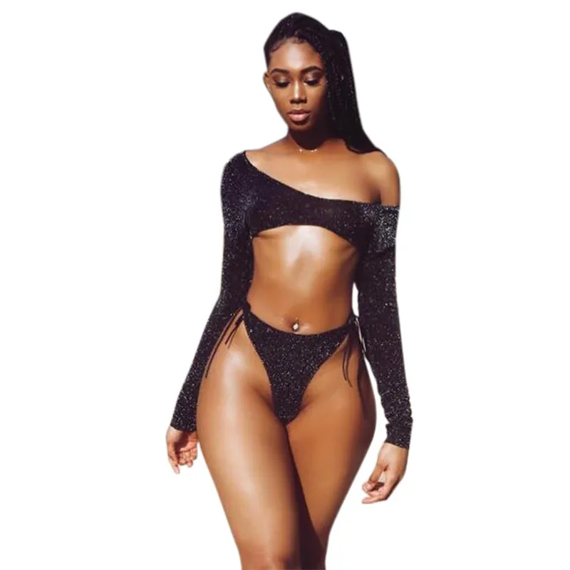 Women Sexy Crop Tops Sets 2018 Summer Fashion T-Shirts & Panties Suits Bralete Shorts Chic Beachwear Two Pieces | Женская одежда