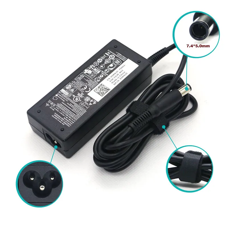 19 5 V 3.34A 65W коммутационный адаптер переменного тока для Dell INSPIRON 505M 3721 600M 14R 630M N4010