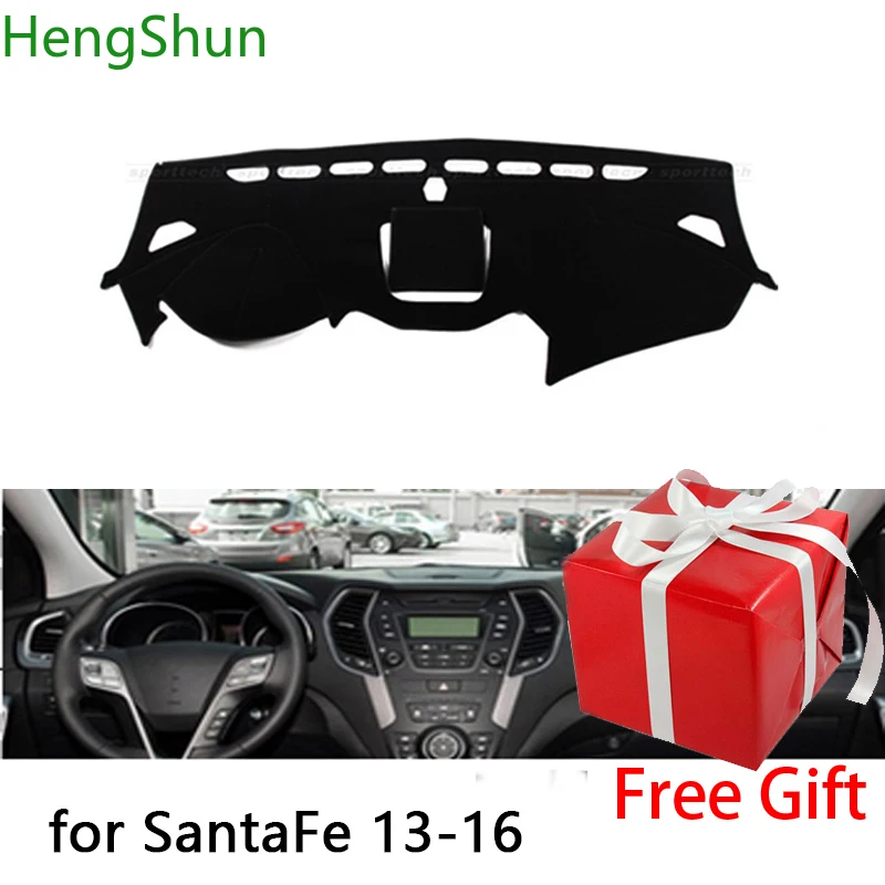 For Hyundai Santa Fe IX45 Maxcruz 2013-18 Dashboard Cover Sun Shade Non-slip Dash Mat Carpet Car Stickers Interior Accessories | Автомобили