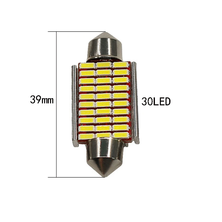 Гирлянда 31 мм 36 39 42 Светодиодная лампа C5W 4014 SMD Canbus Error Free авто Интерьер Чтение Doom