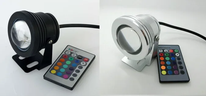 Подводные фонари бассейны IP68 10 Вт RGB Освещение фонтаны пруд аквариумных рыб прожектор лодки сливные пробки projecteur, подходит для использования в