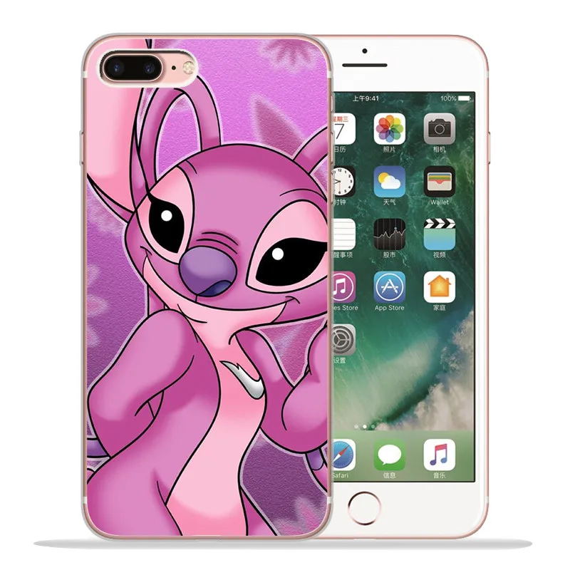 1281 Роскошный Стич мультфильм marvel для iPhone X XR XS Max 5 5S SE 6 6S 7 8 Plus чехол для телефона Funda Coque Etui capa Capinha - Цвет: 1281