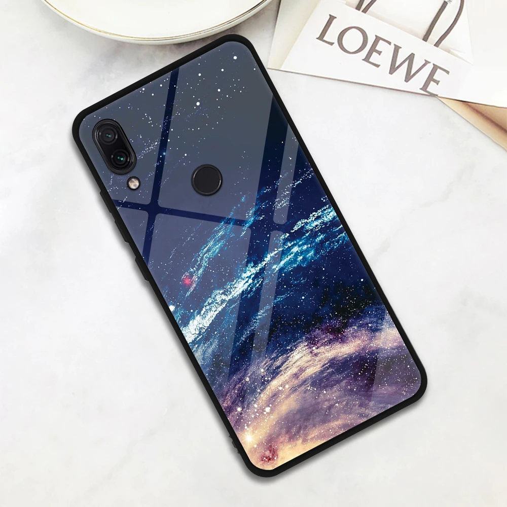 15 Чехол из закаленного стекла для Xiaomi Mi 9 8 A2 Lite Redmi K20 Note 5 6 7 Pro Note7 Pro, задняя крышка, чехол для телефона Redmi 7 6 5 Plus - Цвет: 15