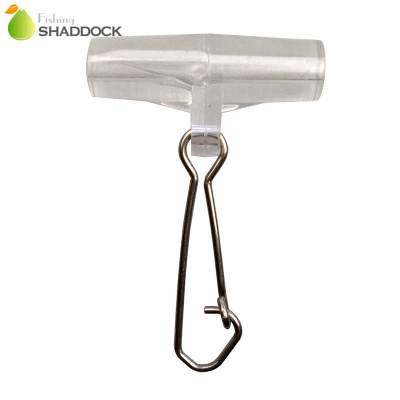 50 шт. рыболовные грузила скользящие клипсы прозрачная пластиковая головка