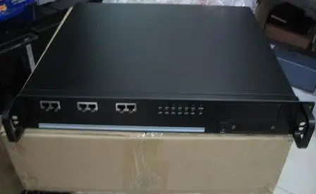 

1.5U Router Case Soft Routing Industrial Control Cabinet 380MM Long Gateway Short 1.5U Case With 6 Net Ports