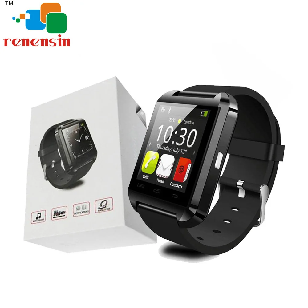 2016 Bluetooth Смарт часы U80 наручные цифровые спортивные для IOS Android Samsung телефон