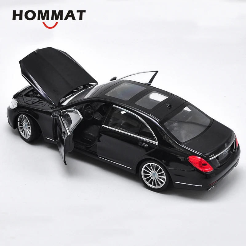 HOMMAT имитация Welly 1:24 Масштаб классический s-класс S500 металлический сплав модель