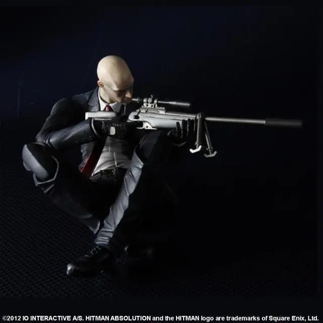 Фигурки персонажей PLAY ARTS 23 см игрушки модели Hitman Codename 47 KAI|model toy|play artsfigure model |