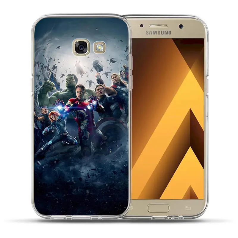 Роскошный чехол Marvel Hero venom для samsung A3 A5 A6 A7 A8 Plus чехол задняя крышка Мстители Coque Fundas Etui