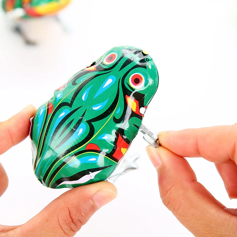 Винтажные игрушки &quotпрыгающая железная лягушка&quot для детей и взрослых