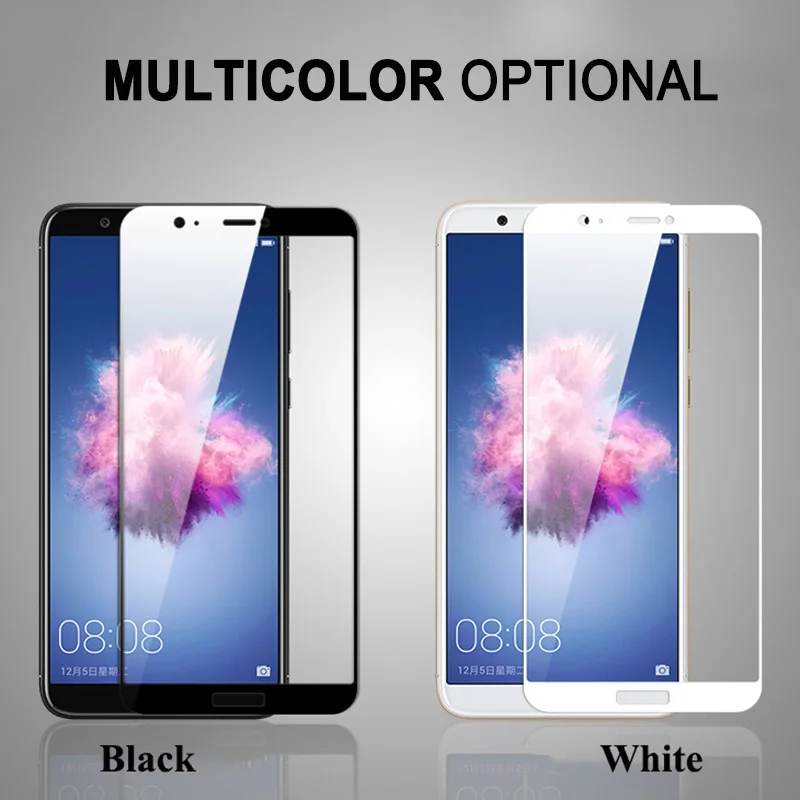 Закаленное стекло 9H с полным покрытием для Huawei P Smart Dual SIM защита экрана чехол PSmart